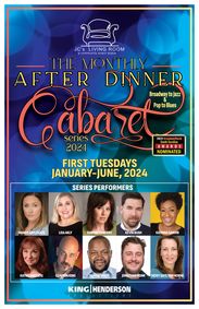 The Monthly After Dinner Cabaret show poster