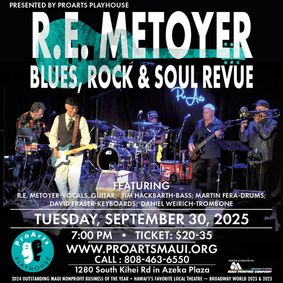 RE Metoyer: Blues, Rock, & Soul Revue show poster