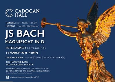 Bach: Magnificat in D | Cadogan Hall show poster