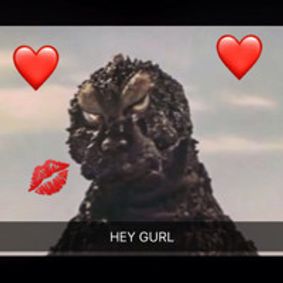 GODZILLA VS. MY EX-?GIRLFRIENDS: A PLAYWRITING COLLECTIVE PARTY show poster