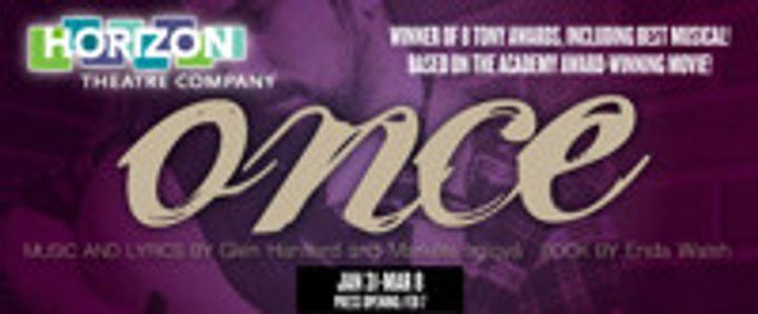 Once, the musical show poster