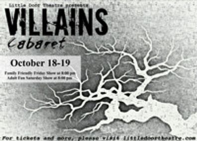 Villains Cabaret show poster