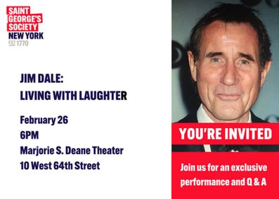 Jim Dale: Living with Laughter show poster