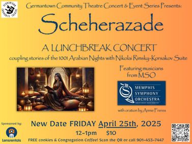 The Stories of Scheherazade Lunchbreak Concert with MSO show poster