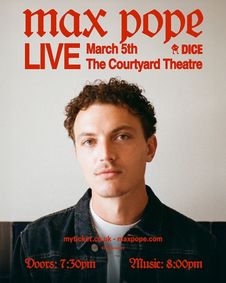 Max Pope show poster