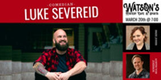Stand-up Comedian Luke Severeid show poster