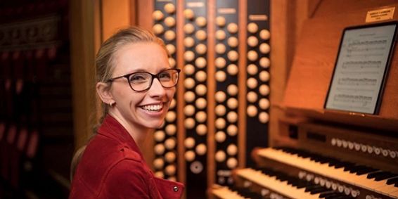 Anna Lapwood - International Women’s Day show poster