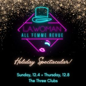 L.A. WOMAN All Femme Revue show poster