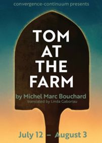 TOM AT THE FARM show poster