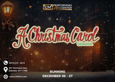 A Christmas Carol, the Musical show poster