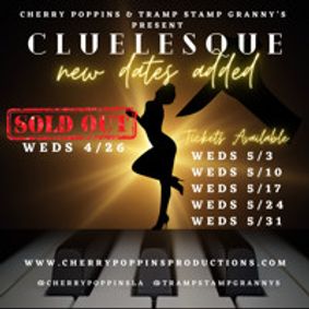 Clue-lesque show poster