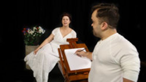 Enchanted April show poster