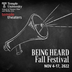 Being Heard Fall Festival show poster