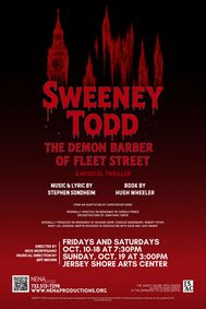 Sweeney Todd, The Demon Barber of Fleet Street show poster