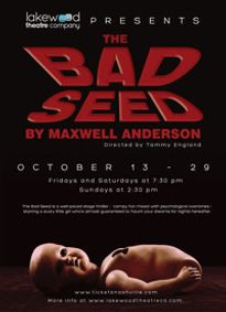 Bad Seed show poster