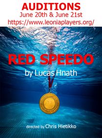 Auditions for Red Speedo show poster
