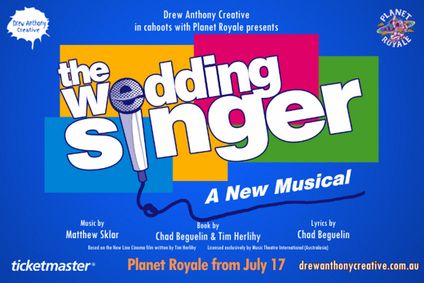 THE WEDDING SINGER show poster
