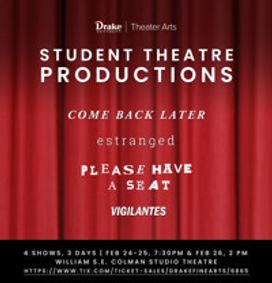 Student Theatre Productions show poster