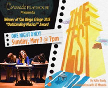 THE TEST, A MUSICAL COMEDY show poster