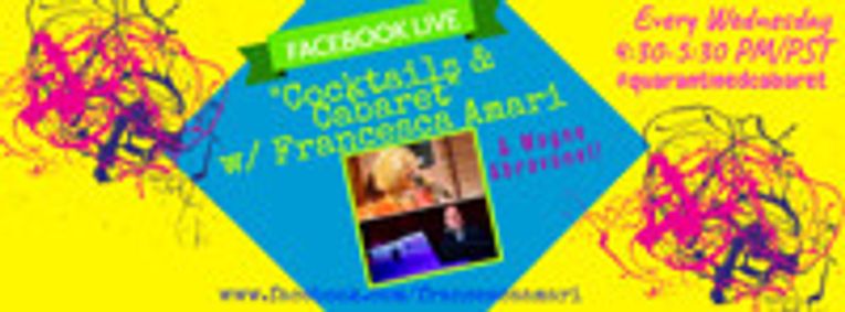 Cocktails & Cabaret w/ Francesca Amari show poster