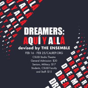 Dreamers: Aqui y Alla (Here and There) show poster