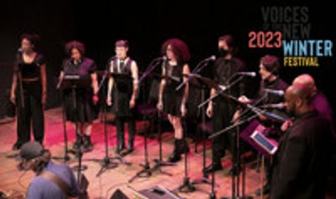 Voices of the New 2023 Winter Festival: SONGS TO THE UNKNOWN show poster