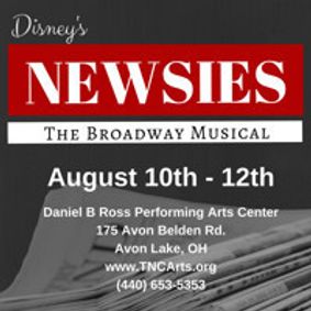 Disney's Newsies show poster