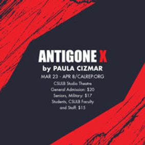Antigone X show poster