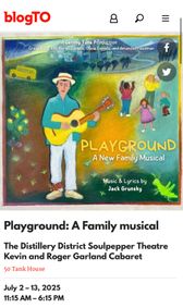 Playground show poster