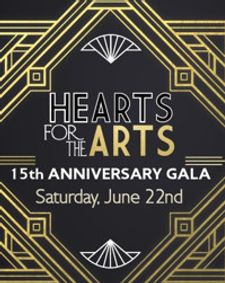 Hearts for the Arts Fundraiser Gala show poster