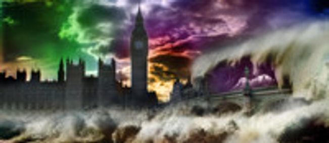 Earthquakes in London show poster