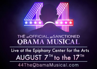 44: the Obama Musical show poster