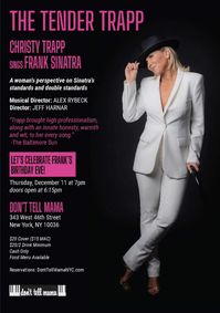 The Tender Trapp: Christy Trapp sings Frank Sinatra show poster