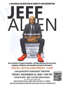 Jeff Allen: The Human Condition - We're Still Not There Yet Tour show poster