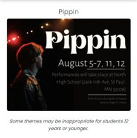 Pippin show poster