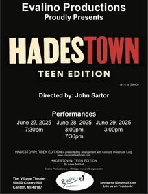 HADESTOWN show poster
