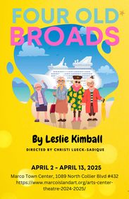 Four Old Broads show poster