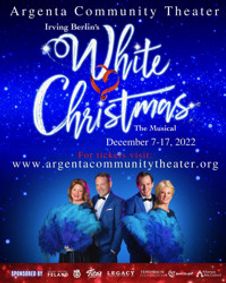 White Christmas show poster