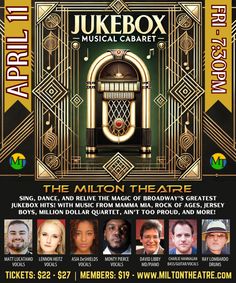 Jukebox Musicals Cabaret show poster
