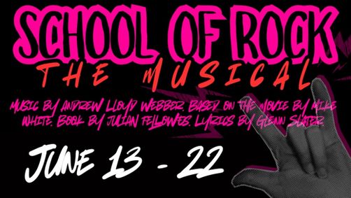 School of Rock - The Musical show poster