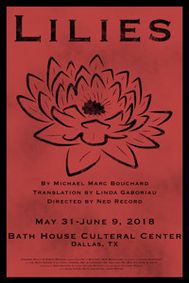 Lilies show poster
