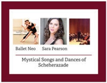 Adelphi Orchestra:Mystical Songs and Dances of Scheherazade show poster