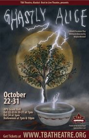 Ghastly Alice show poster