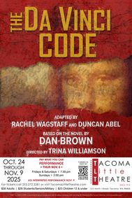THE DA VINCI CODE at Tacoma Little Theatre show poster