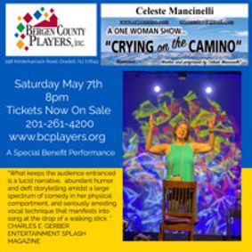 Crying on The Camino show poster