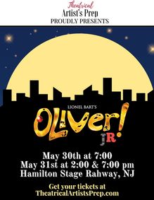 Oliver! Jr. show poster