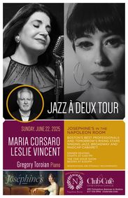 Maria Corsaro & Leslie Vincent: Jazz à Deux Tour show poster