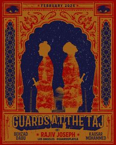 Guards at the Taj show poster