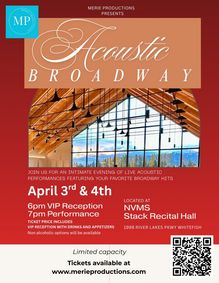 Acoustic Broadway show poster