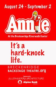 ANNIE show poster